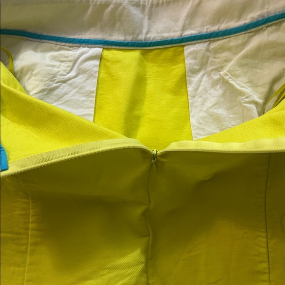 J. Crew No 2 Neon Yellow Pencil Skirt size 8 - Picture 6 of 7